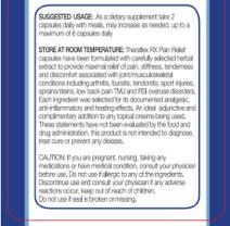 theraflex capsule directions